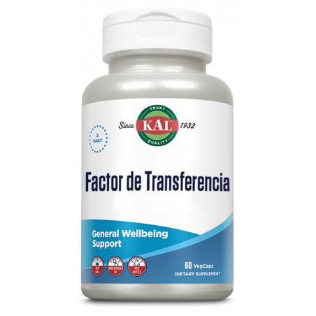 Comprar FACTOR DE TRANSFERENCIA 60 CAP KAL SOLARAY online - Coliseum