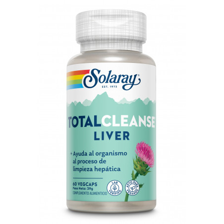 Comprar TOTAL CLEANSE LIVER 60 CAP SOLARAY online - Farmacia Coliseum