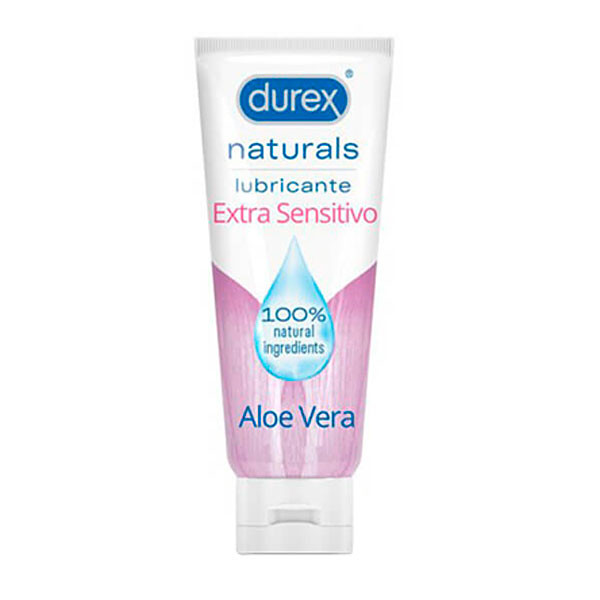 LUBRICANTE NATURAL INTIMO GEL EXTRA SENSITIVO ALOE VERA SUAVE DUREX