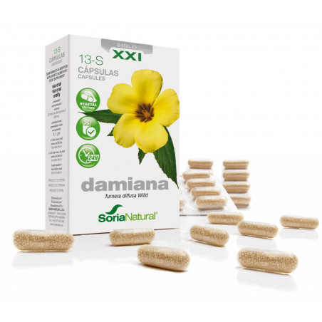 Comprar online DAMIANA 13-S 30 CAP. SORIA NATURAL - Farmacia Coliseum