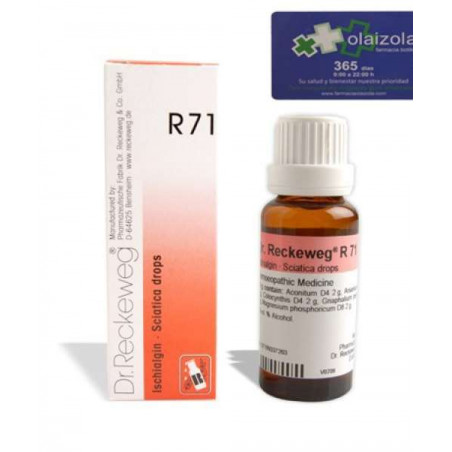 Comprar R71 ISCHIALGIN GOTAS 50 ML DR RECKEWEG online - Coliseum