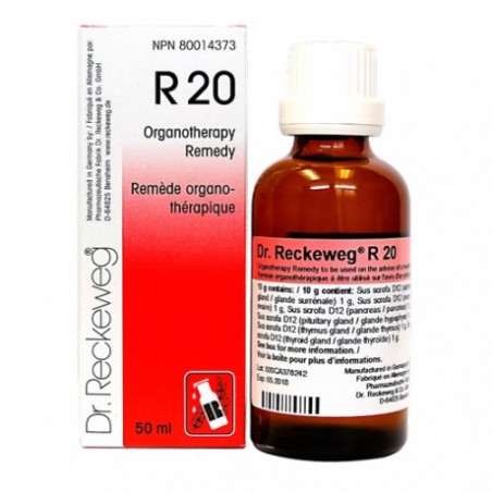 Comprar R20 EUGLANDIN-F GOTAS 50 ML DR RECKEWEG online - Coliseum