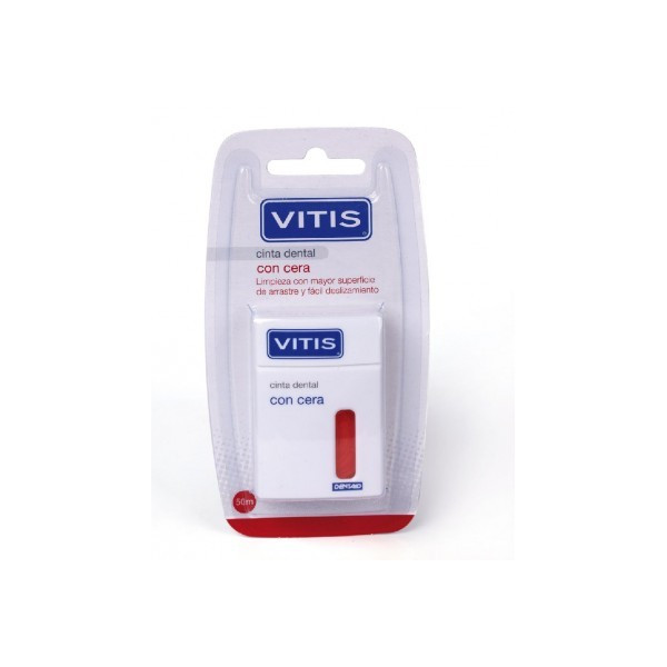 CINTA DENTAL VITIS CON CERA 50 M