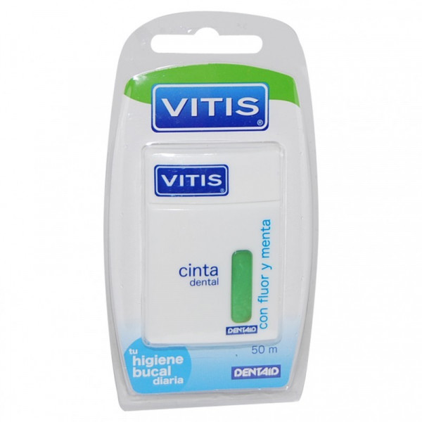 CINTA DENTAL VITIS FLUOR-MENTA 50 M