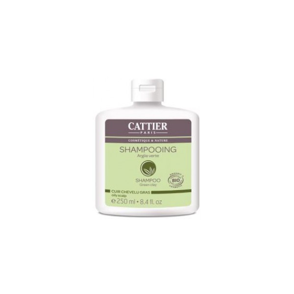 CATTIER CHAMPU ARCILLA VERDE CABELLO GRASO