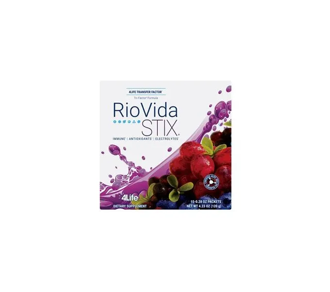 Comprar TRANSFER FACTOR RIOVIDA STIX 15 SOBRES POLVO 4 LIFE online - Farmacia Coliseum