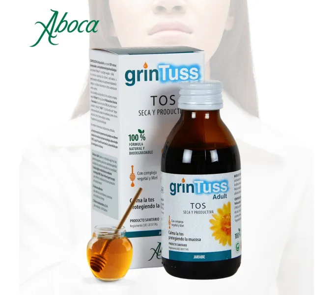 Comprar online GRINTUSS ADULT JARABE 180CC ABOCA