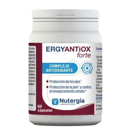 Comprar ERGYANTIOX FORTE 60 CAP NUTERGIA online - Farmacia Coliseum