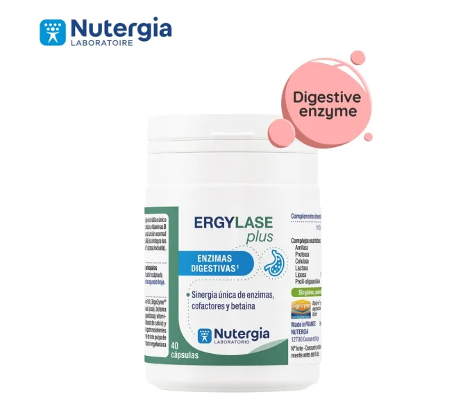 Comprar ERGYLASE PLUS 40 CAP NUTERGIA online - Farmacia Coliseum