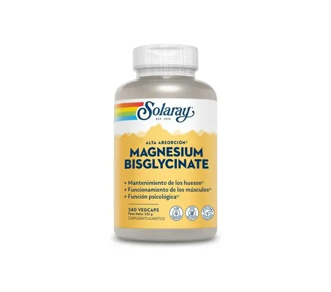 Comprar online MAGNESIO BISGLICINATO 240 CAPVEG SOLARAY Coliseum