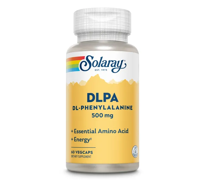 Comprar online DLPA DL-FENILANANINA500 MG 60 CAP SOLARAY - Farmacia Coliseum