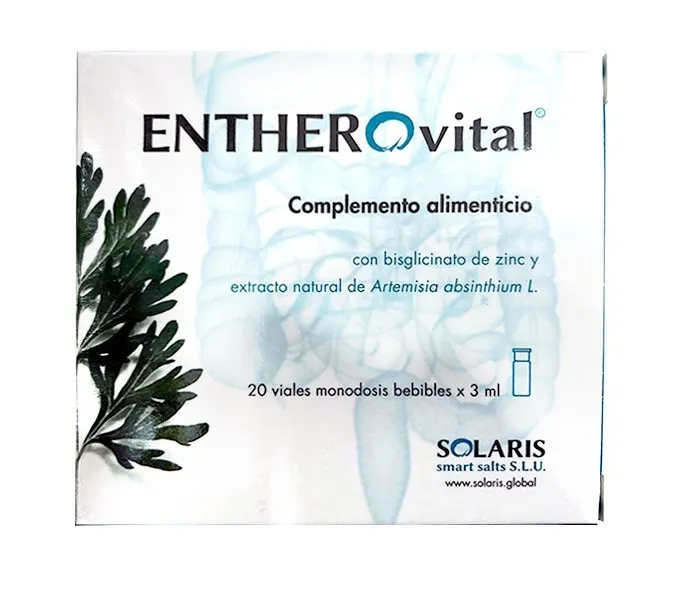 Comprar online ENTHEROVITAL 20 AMP SOLARIS - Farmacia Coliseum