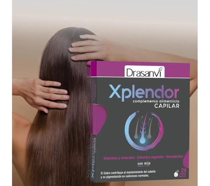 Comprar online XPLENDOR CAPILAR 24 CAP DRASANVI - Farmacia Coliseum