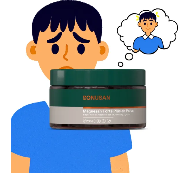 Comprar online MAGNESAN FORTE PLUS POLVO 120 G BONUSAN - Coliseum