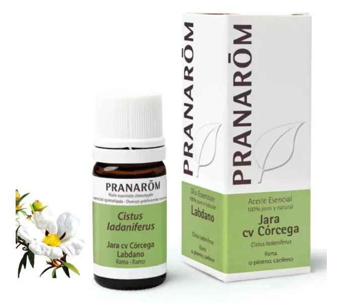 ACEITE ESENCIAL DE JARA CORCEGA  BIO (CISTUS LADANIFERUS) 5 CC PRANAROM
