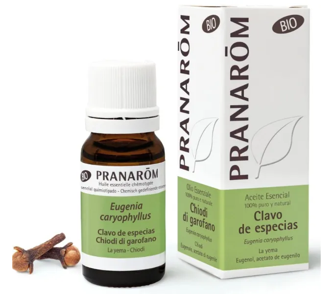 ACEITE ESENCIAL DE CLAVO  BIO (EUGENIA CARYOPHYLLUS) 10 CC PRANAROM