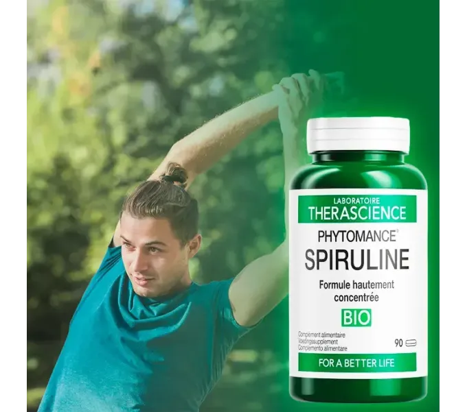 Comprar ESPIRULINA BIO 90 COMP PHYTOMANCE THERASCIENCE online - Farmacia Coliseum
