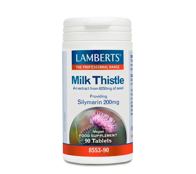 Comprar online CARDO MARIANO 8500 MG (MILK THISTLE) 90 TAB LAMBERTS