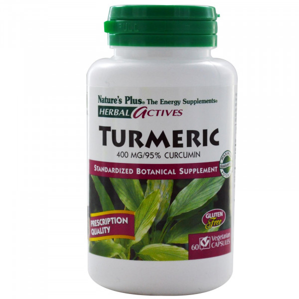 TURMERIC (CURCUMA) 400 MG 60 CAP HERBAL ACTIVES NATURE'S PLUS