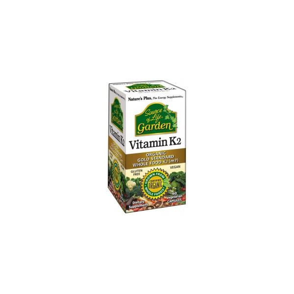 VITAMINA K-2 (MENAQUINONA 7) 120 MCG 60 CAP VEG NATURE'S PLU