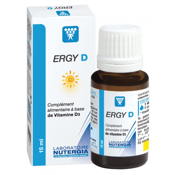 ERGY-D VITAMINA D3 COLECALCIFEROL 200 UI ( 5 MCG) / GOTA 15CC