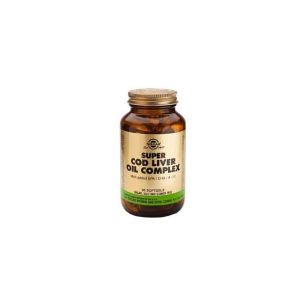 SUPER COD LIVER OIL COMPLEX 60 PERLAS SOLGAR