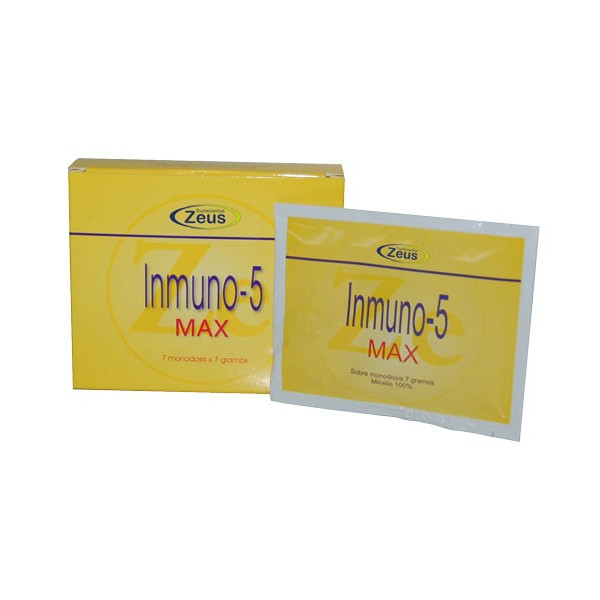 INMUNO 5 MAX 7 SOBRES ZEUS