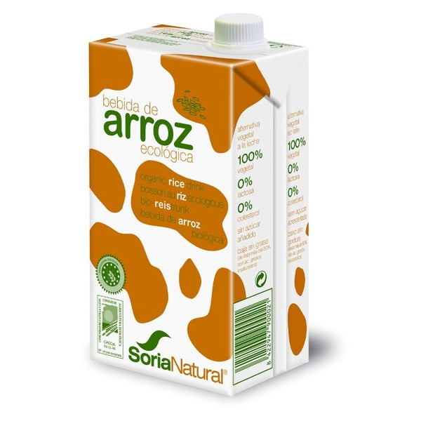 BEBIDA DE ARROZ ECO BIO 1 L ALECOSOR SORIA NATURAL