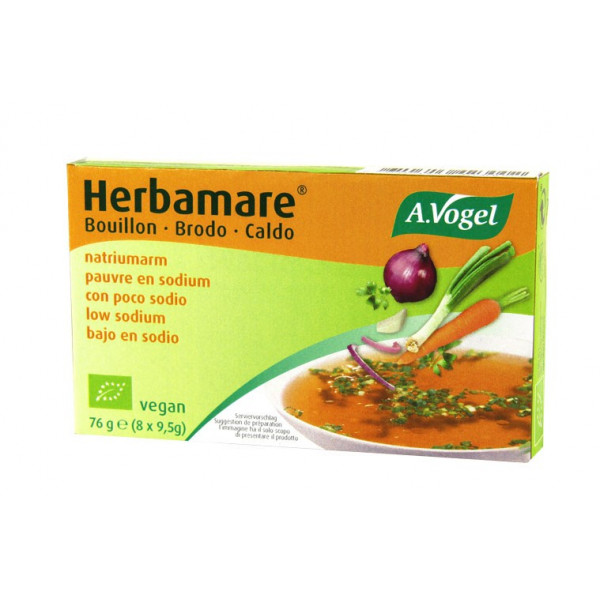 HERBAMARE BOUILLON BAJO EN SODIO 8 CUBITOS (PLANTAFORCE) BIOFORCE