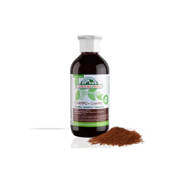 CORPORE SANO CHAMPU HENNA CATECHU (CASTAÑO) 300ML