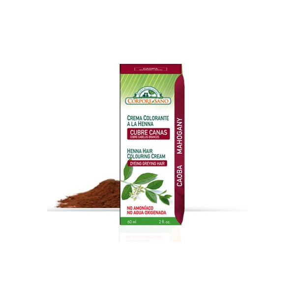 CORPORE SANO CREMA COLORANTE HENNA  CAOBA 60 ML