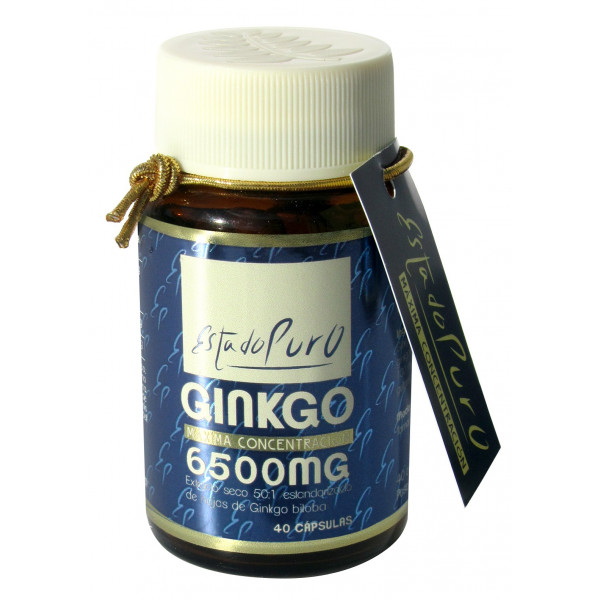 GINKGO 6500 MG 40 CAP ESTADO PURO TONGIL