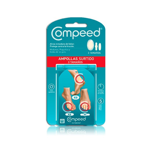 COMPEED AMPOLLAS SURTIDO 5 UNIDADES