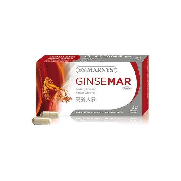 GINSENG COREANO 500 MG 30 CAP MARNYS