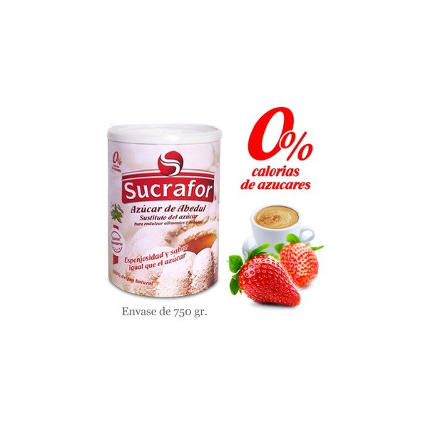 SUCRAFOR AZUCAR DE ABEDUL CON STEVIA 750 G