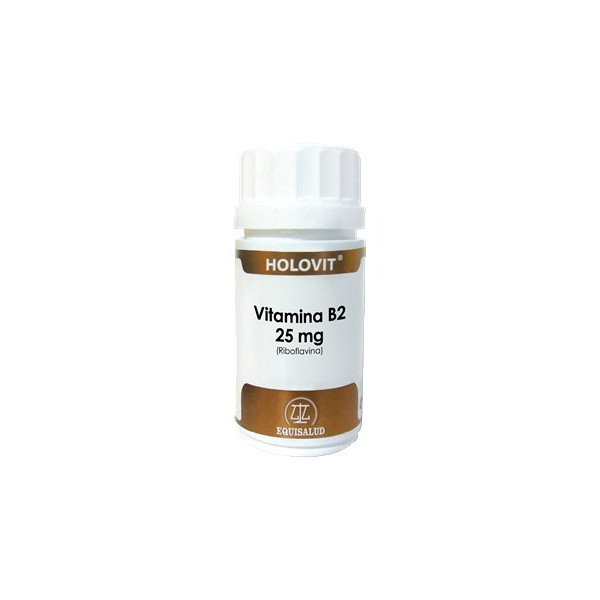 HOLOVIT VITAMINA B2 25MG 50CAP EQUISALUD