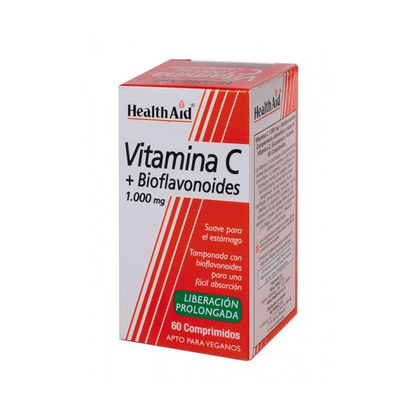 VITAMINA C BIOFLAVONOIDES 1000MG 60 COMP HEALTH AID NUTRINAT