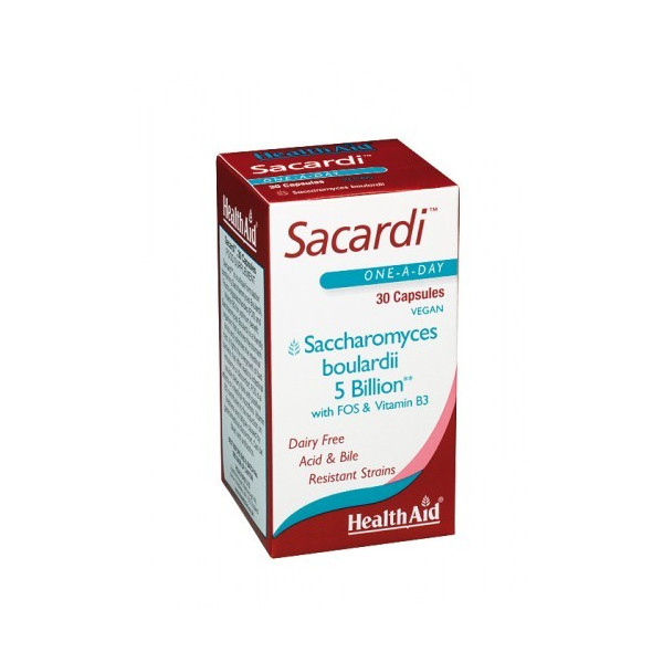 SACARDI CON FOS Y VIT.B3 30 CAPS HEALTH AID NUTRINAT