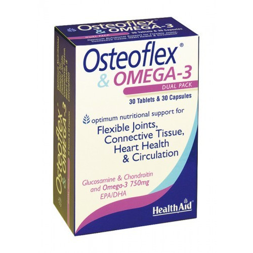 OSTEOFLEX + OMEGA 3 30 CAP+30 COMP HEALTH AID NUTRINAT