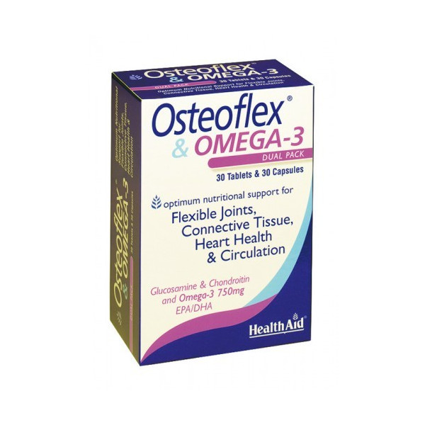 OSTEOFLEX + OMEGA 3 30 CAP+30 COMP HEALTH AID NUTRINAT