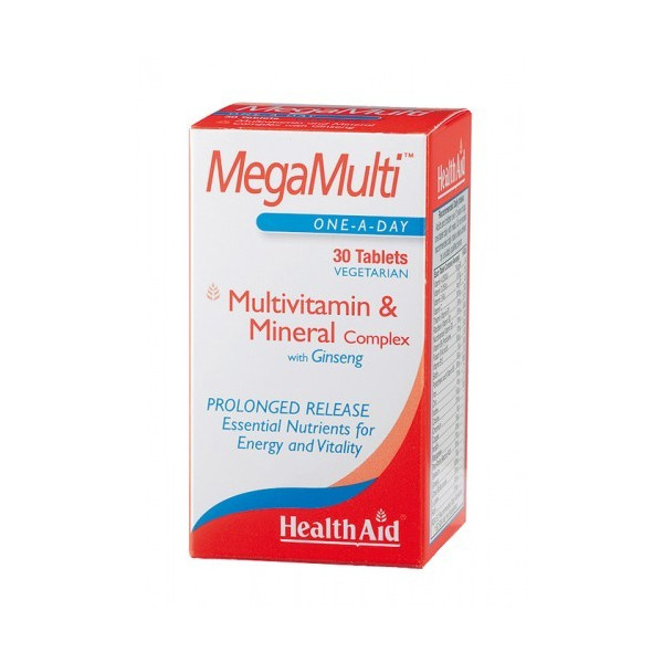 MEGAMULTI CON GINSENG (MINERAL+VITAMINAS) 30 COMP NUTRINAT