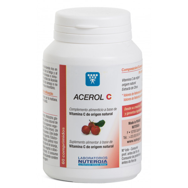 ACEROL C 60 COMPRIMIDOS MASTICABLES NUTERGIA