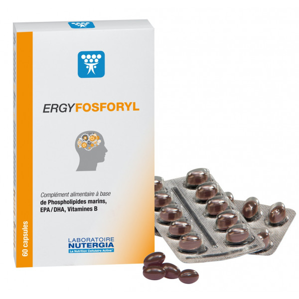 ERGYFOSFORYL ( FOSFOLÍPIDOS+OMEGA3) 60 PERLAS NUTERGIA