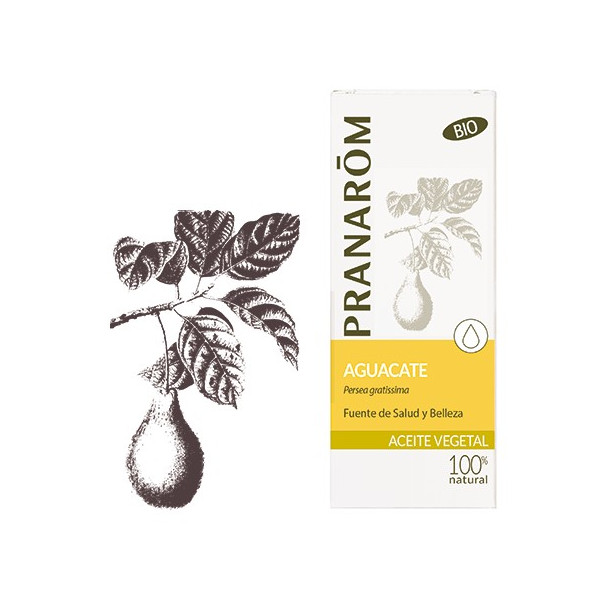 AGUACATE ACEITE VEGETAL BIO (PERSEA GRATISIMA) 50 CC PRANARO