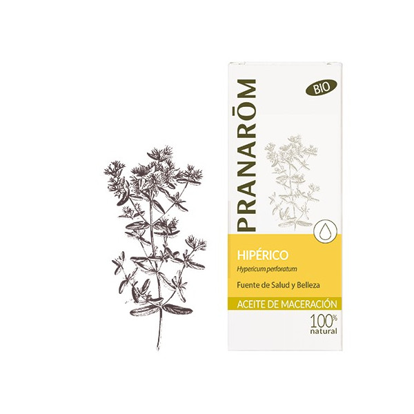 HIPERICO ACEITE DE MACERACION BIO (HYPERICUM PERFORATUM) 50 CC PRANAROM