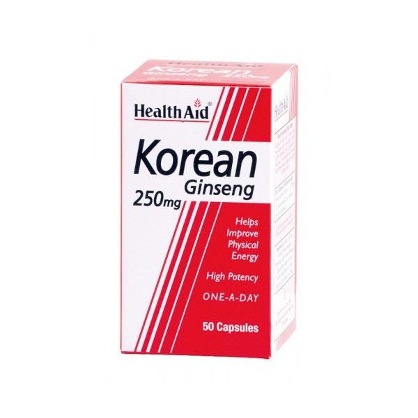 GINSENG COREANO (PANAX GINSENG) 250 MG 50 CAP NUTRINAT