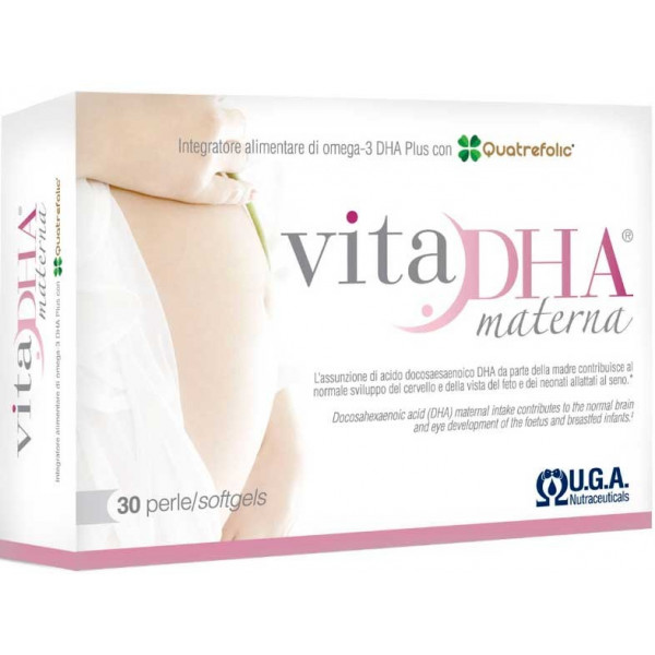 VITA DHA MATERNA 30 PERLAS OMEGOR UGA NUTRICEUTICALS NOACAPS