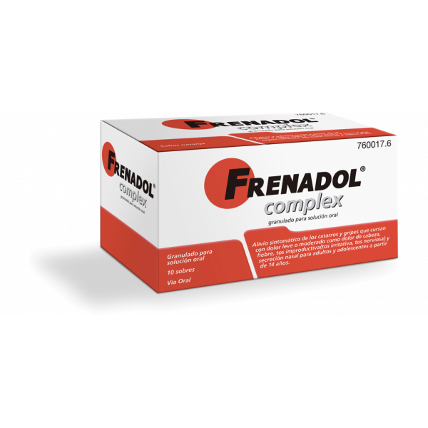 FRENADOL COMPLEX GRANULADO PARA SOLUCION ORAL 10 SOBRES