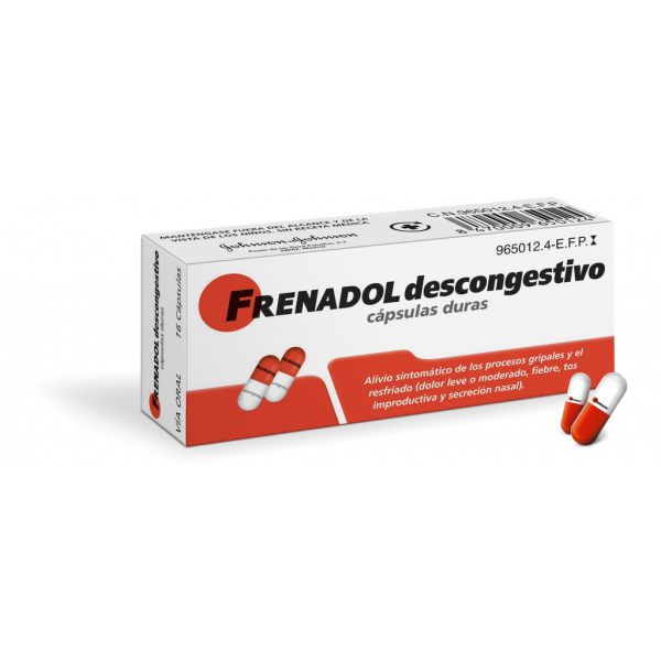 FRENADOL DESCONGESTIVO 16 CAPSULAS DURAS