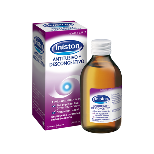 INISTON ANTITUSIVO Y DESCONGESTIVO JARABE 200 ML